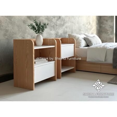 Meja Nakas Minimalis Tempat Tidur Aesthetic